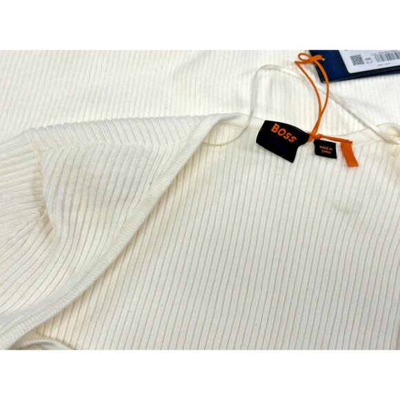 BOSS Orange Women's Fesco Dress Ivory Size M MSRP $178 NWD - Picture 2 of 7